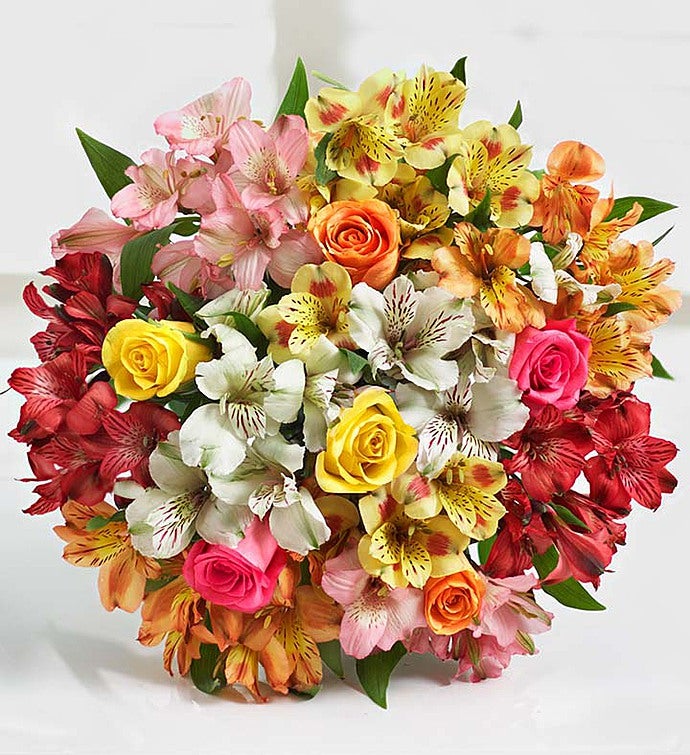 Lirios de Peru y Rosas