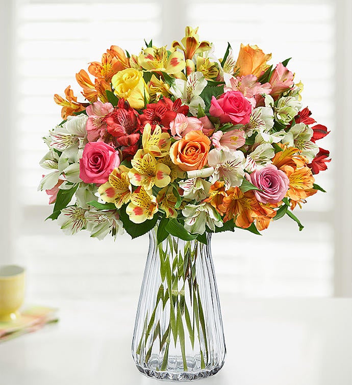 Lirios de Peru y Rosas