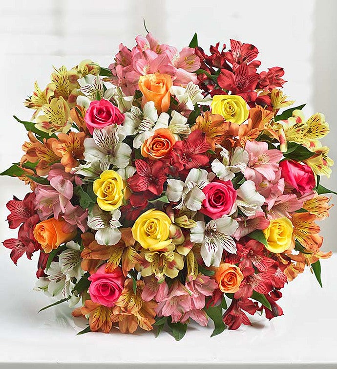 Lirios de Peru y Rosas