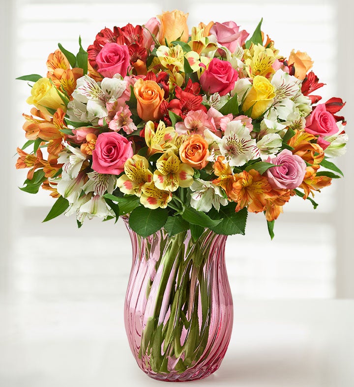 Lirios de Peru y Rosas