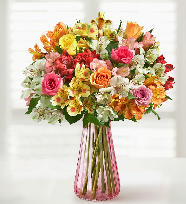 Lirios de Peru y Rosas