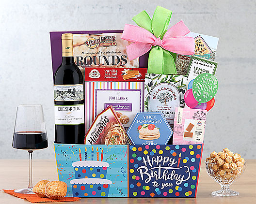 Vintners Path Cabernet Birthday Wine Basket