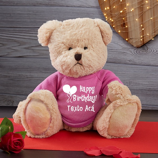 Oso de Cumpleaños Personalizado