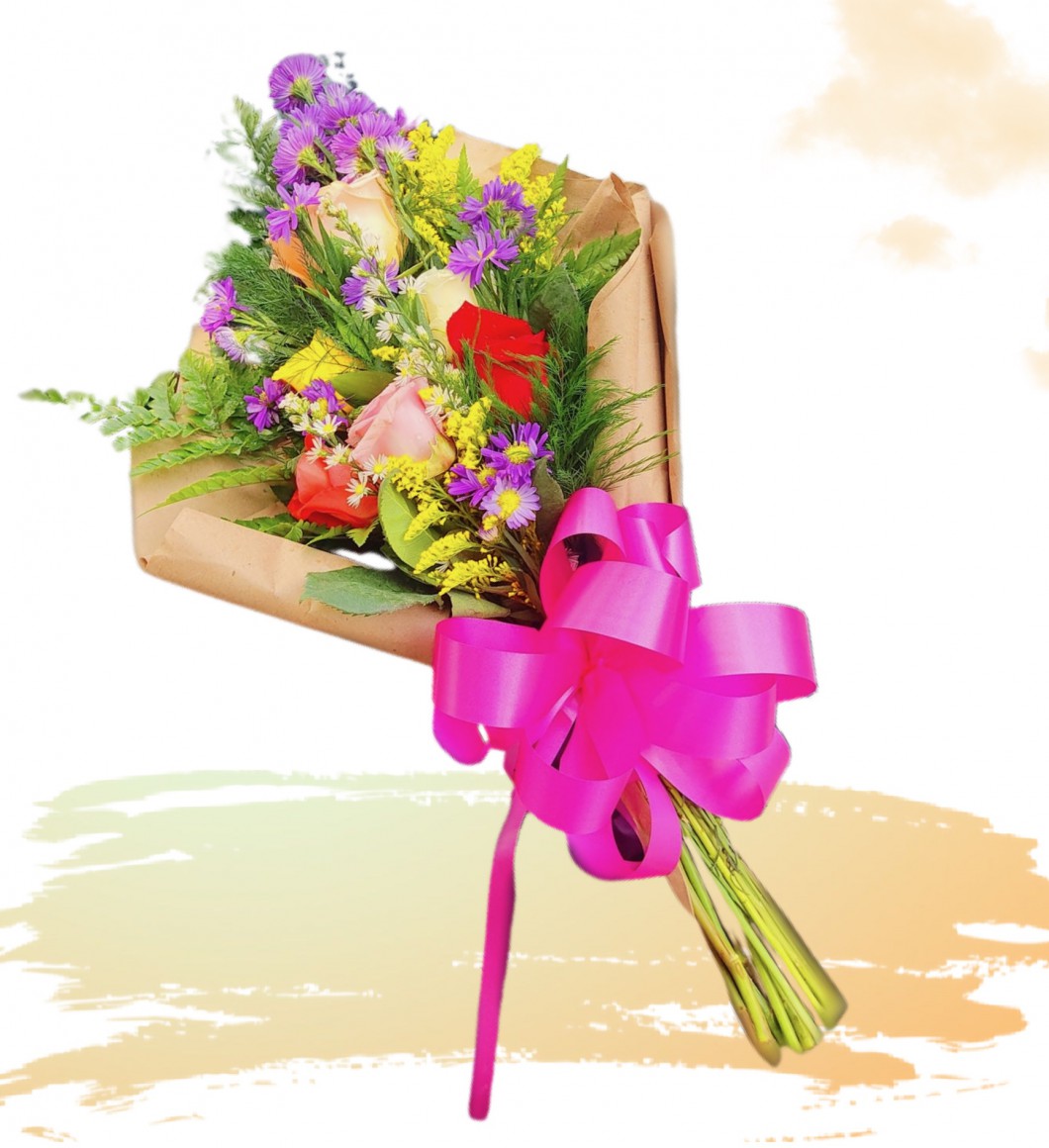 Ramillete de Rosas Alegre