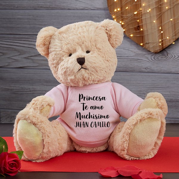 Oso de peluche personalizado