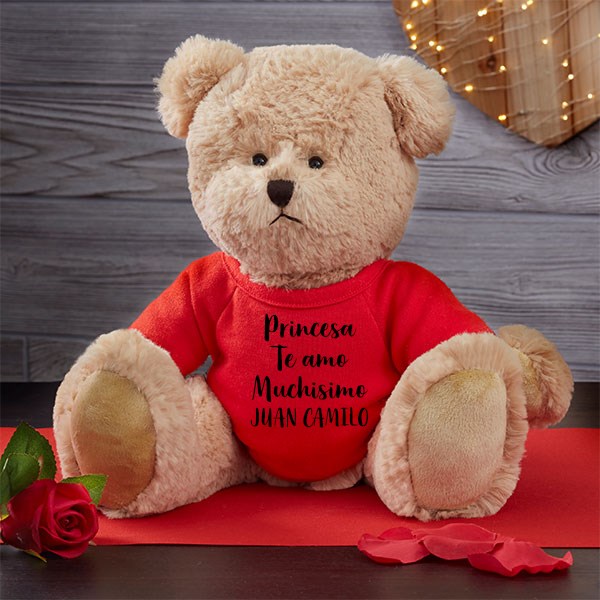 Oso de peluche personalizado